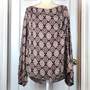 Gimmicks by BKE Draped Neck Blouse